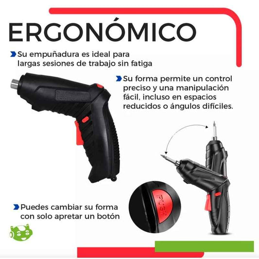 Kit de destornillador inalámbrico