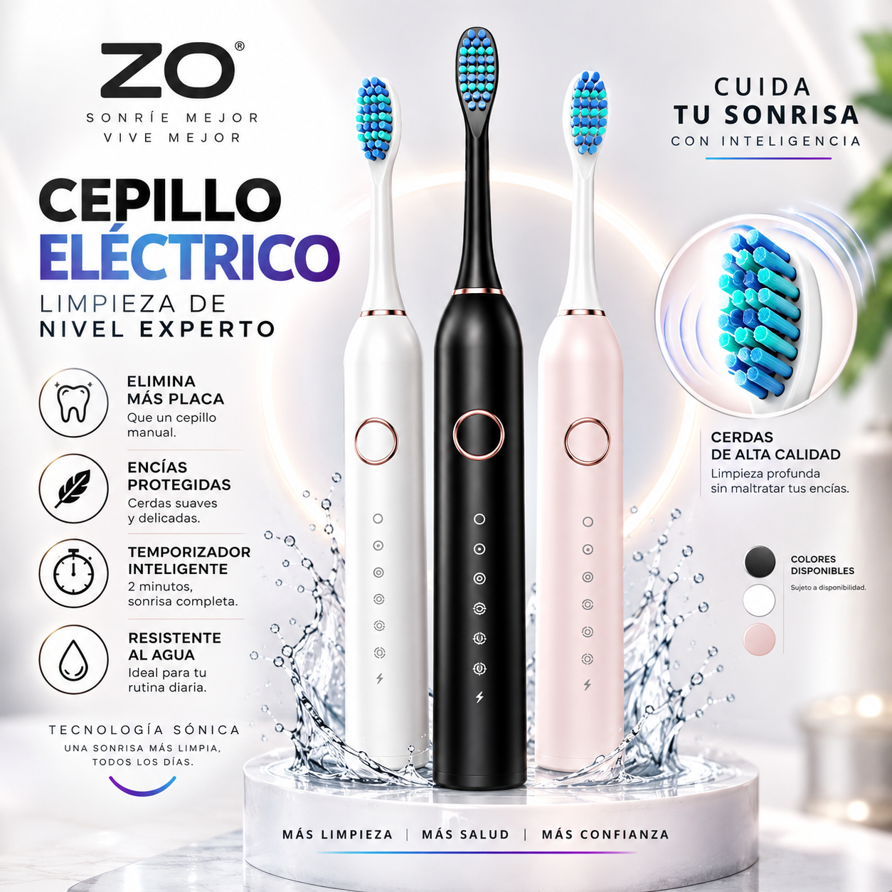 Cepillo de Dientes Eléctrico Zo