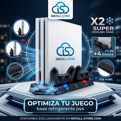 Base Refrigerante PS4 - INSTALL - STORE