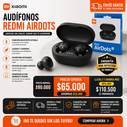 Airdots Redmi bluetooth sin pantalla - INSTALL - STOREINSTALL - STORE