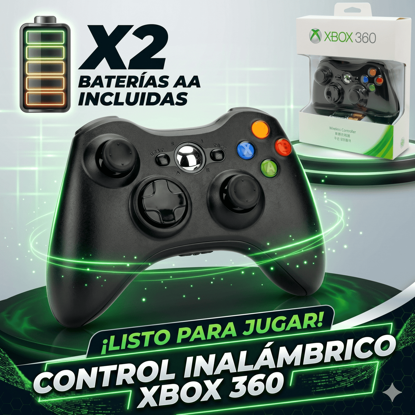 Control Xbox 360 Inalambrico 1.1 - INSTALL - STOREINSTALL - STORE