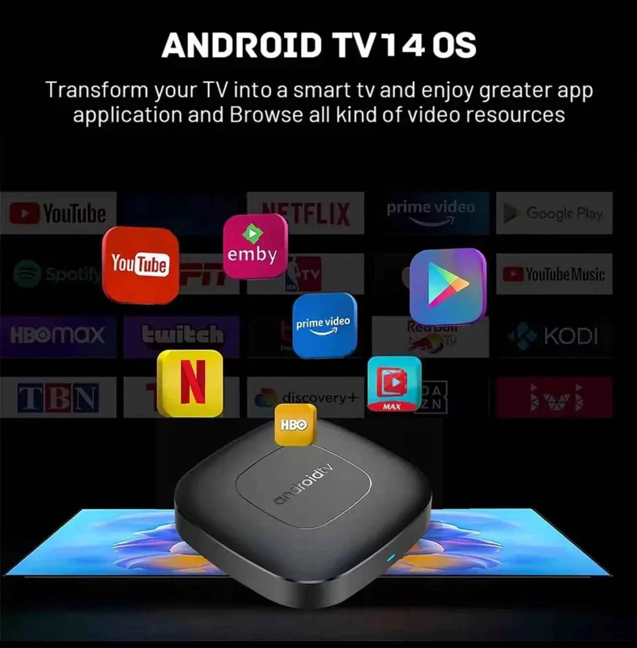 CONVERTIDOR TV BOX SMART TV4k - INSTALL - STORE