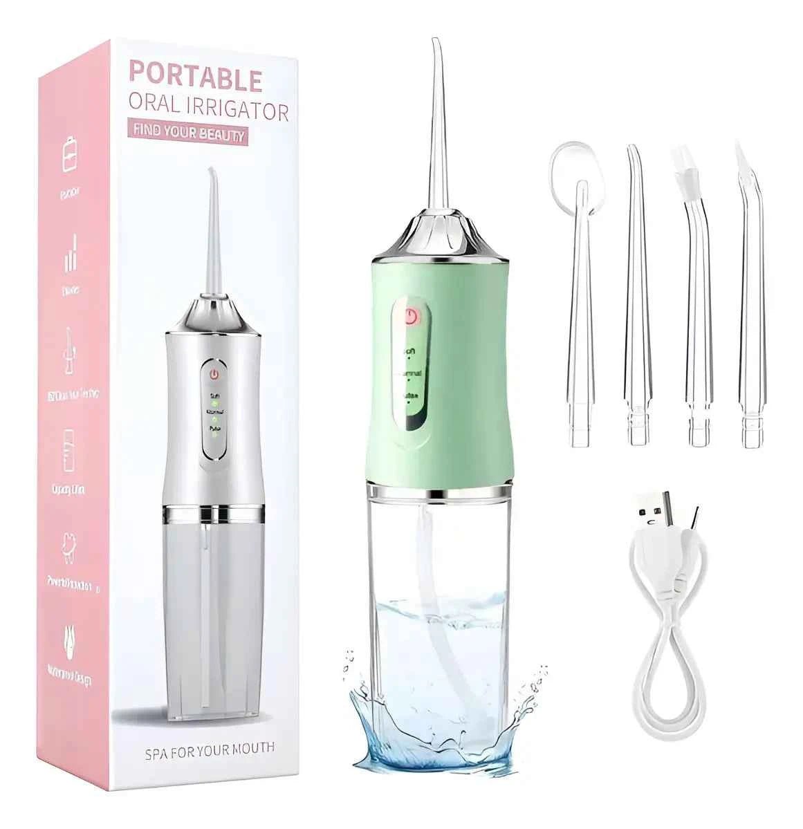 IRRIGADOR BUCAL PORTÁTIL LIMPIEZA DENTAL - INSTALL - STOREINSTALL - STORE