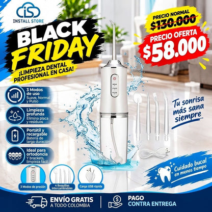 Irrigador Bucal Recargable | Encías sanas y aliento fresco en 60 segundos - INSTALL - STOREINSTALL - STORE