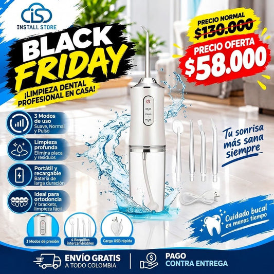 Irrigador Bucal Recargable | Encías sanas y aliento fresco en 60 segundos - INSTALL - STOREINSTALL - STORE