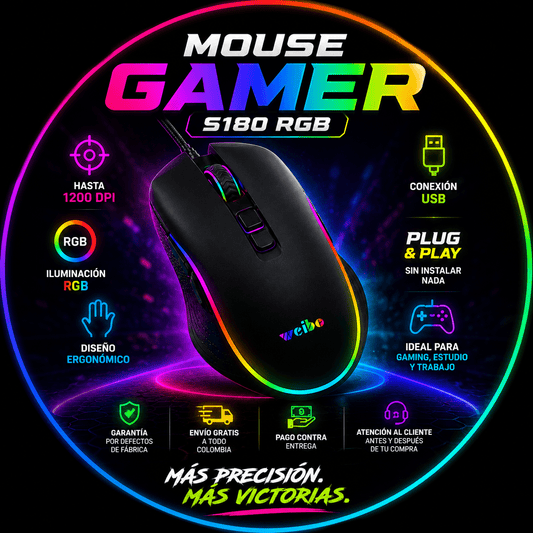Mouse Gamer S180 - INSTALL - STOREINSTALL - STORE