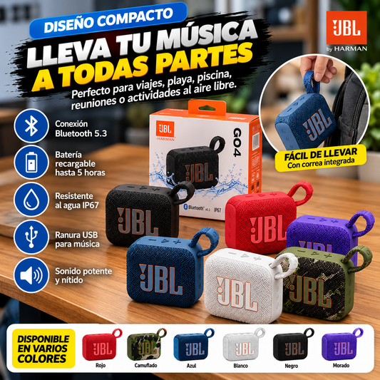 Parlante GO4 Bluetooth Portátil | Sonido Potente - INSTALL - STOREINSTALL - STORE