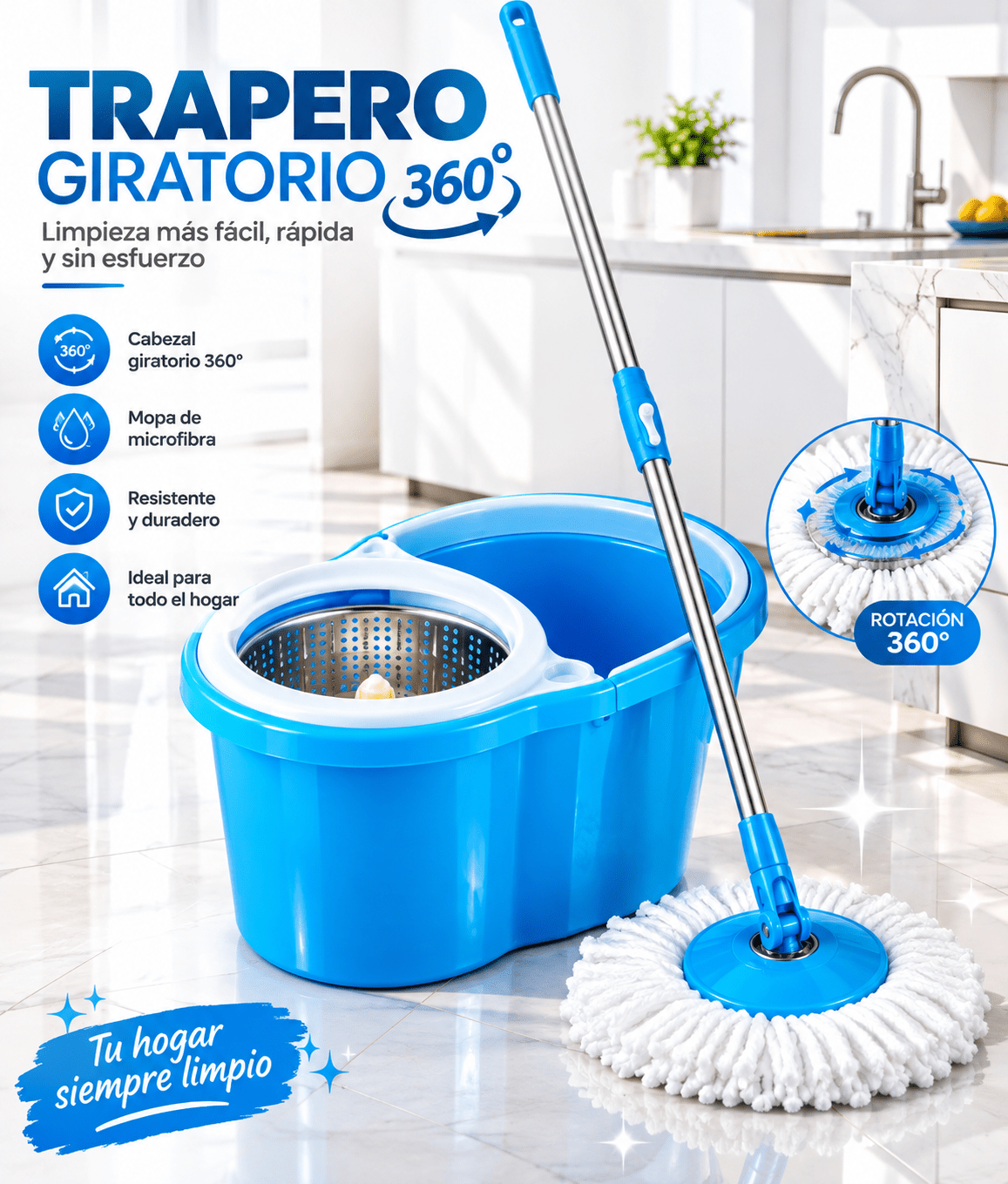 Trapero Grande Giratorio 360 - INSTALL - STOREINSTALL - STORE
