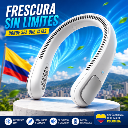 Ventilador de Cuello Personal Recargable | Mantente Fresco en Cualquier Lugar | Envío Gratis Colombia - INSTALL - STOREINSTALL - STORE